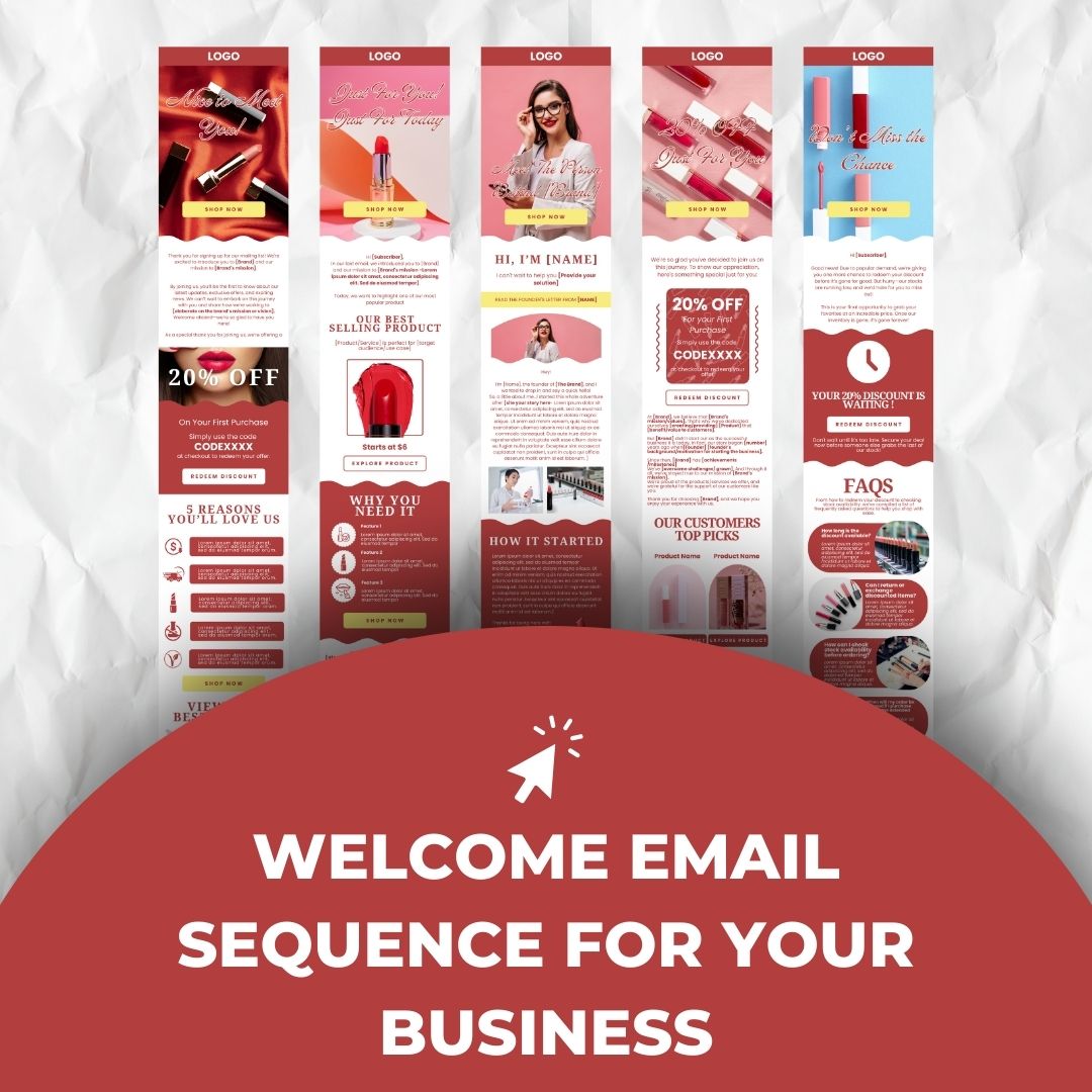 welcome email sequence for business