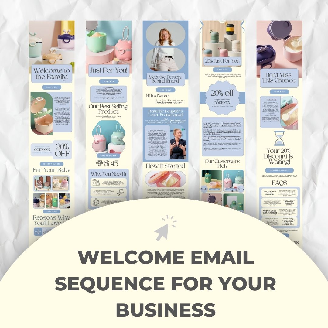 welcome email sequence for business