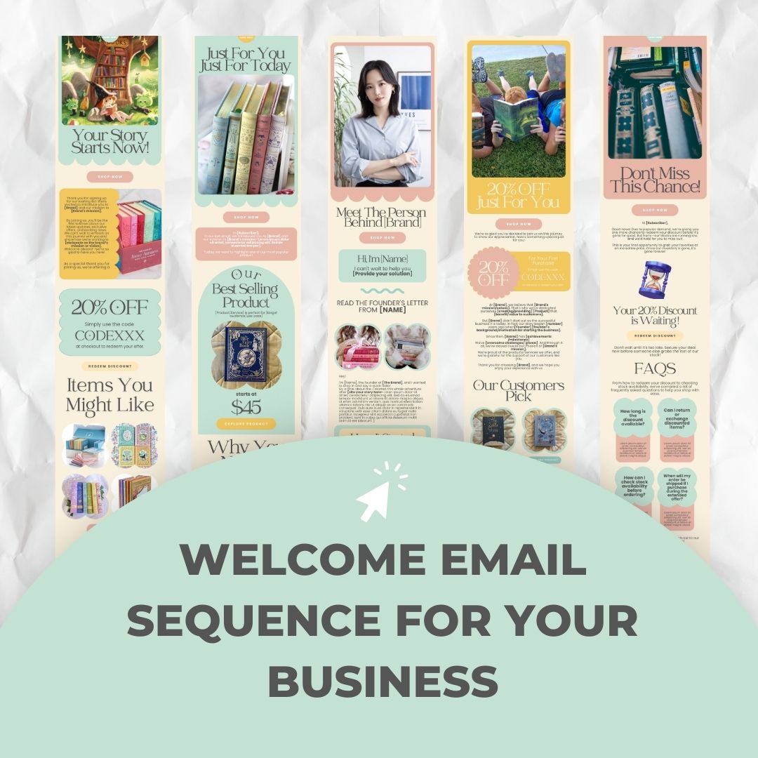 welcome email sequence for business