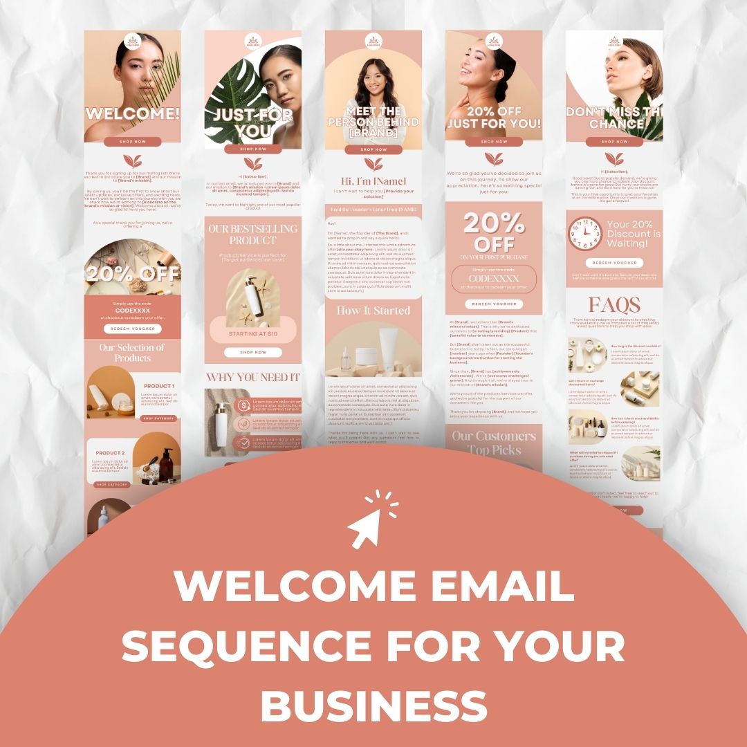 welcome email sequence for business