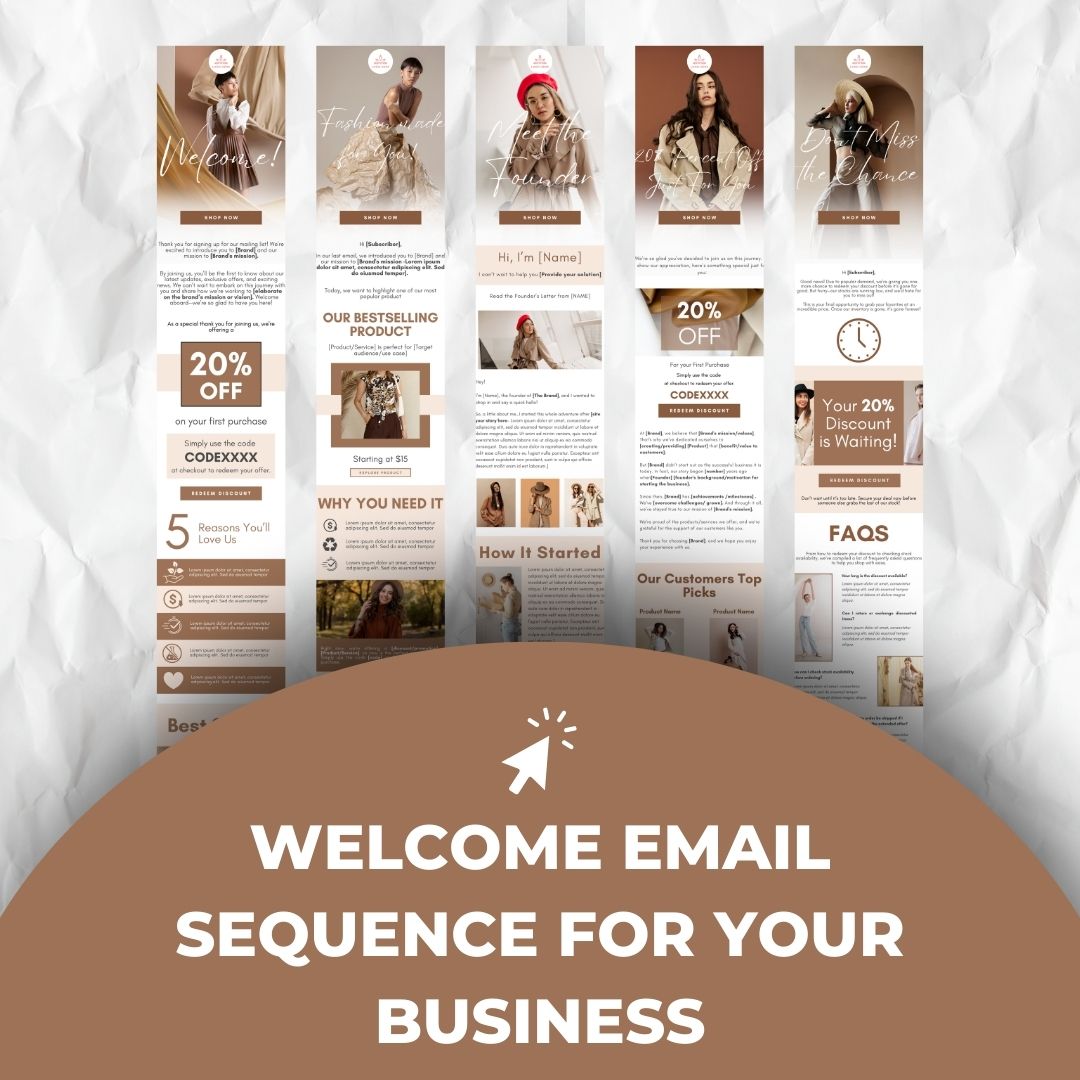 welcome email sequence for business