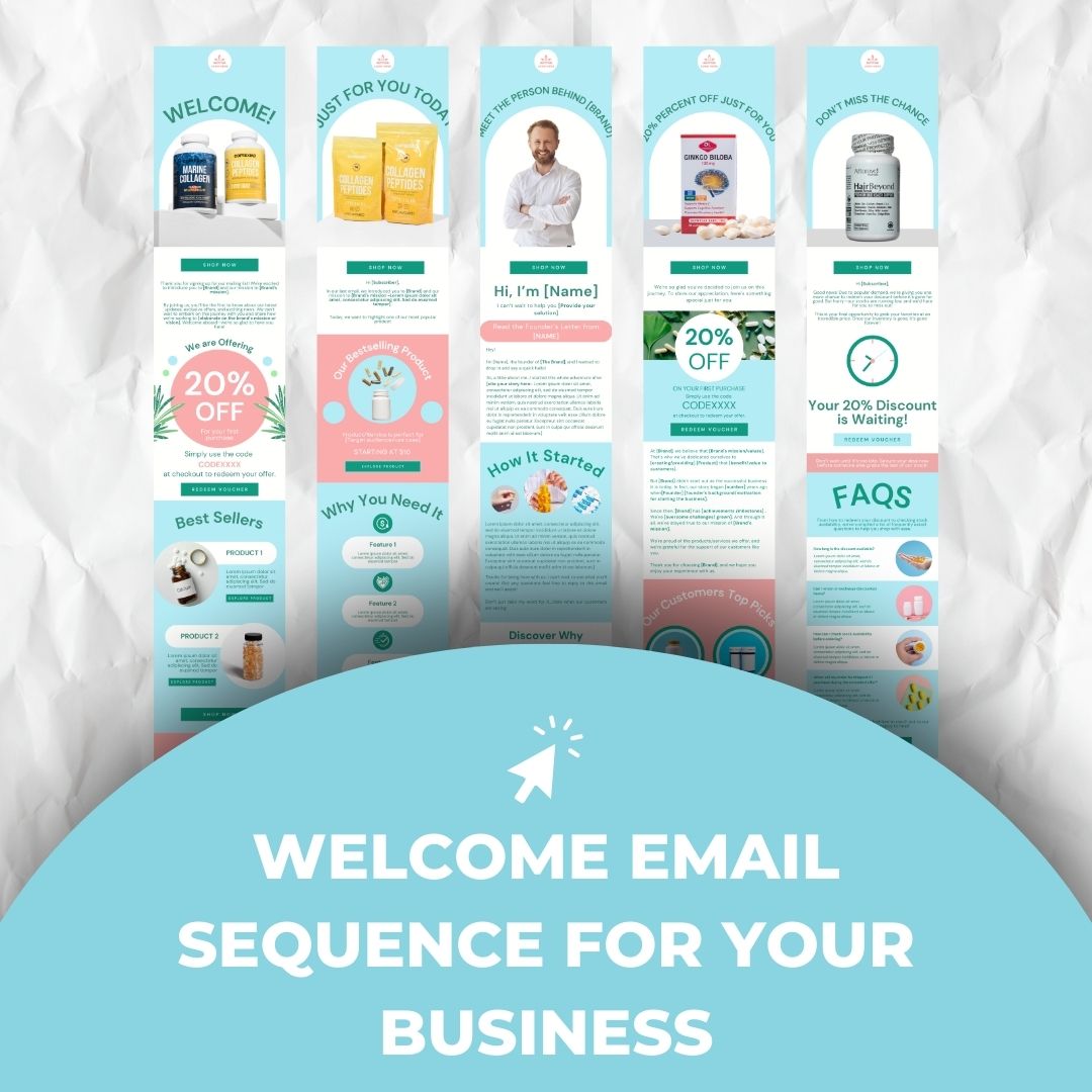 welcome email sequence for business