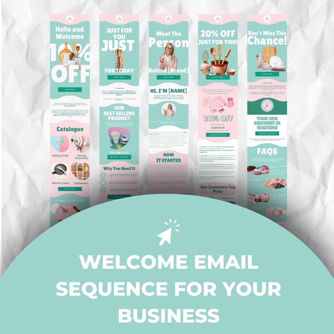 welcome email sequence for business