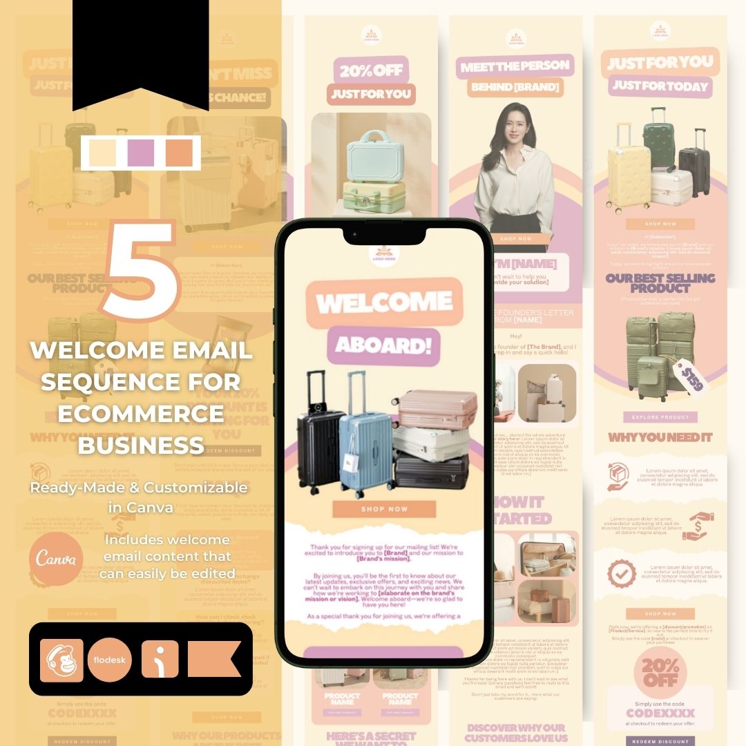 Welcome email sequence template