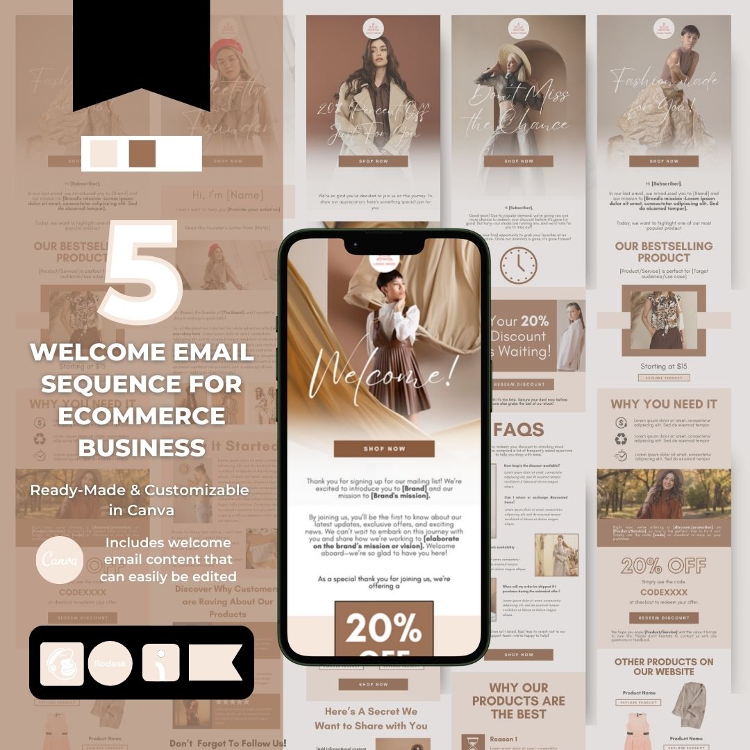 Welcome email sequence template