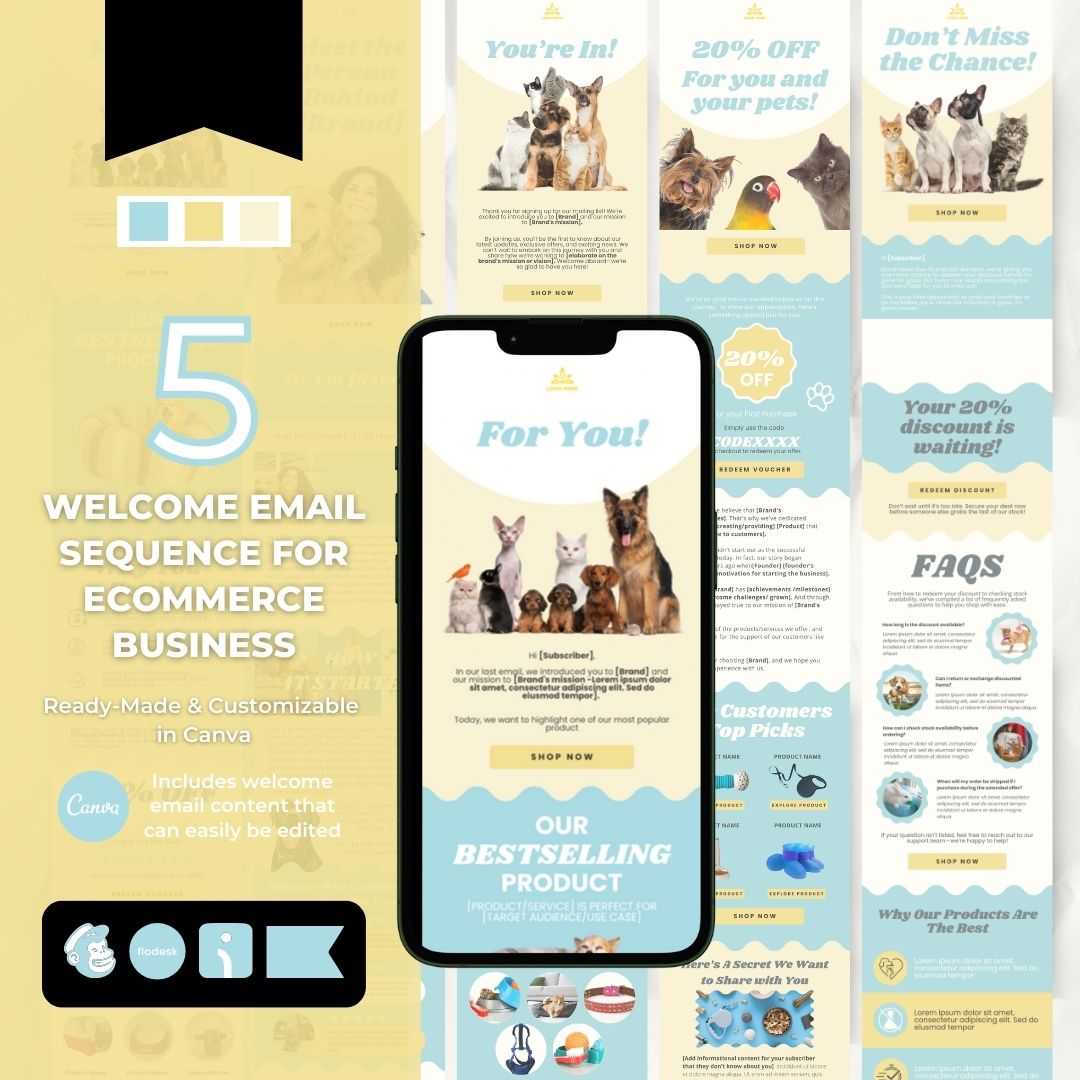 Welcome email sequence template