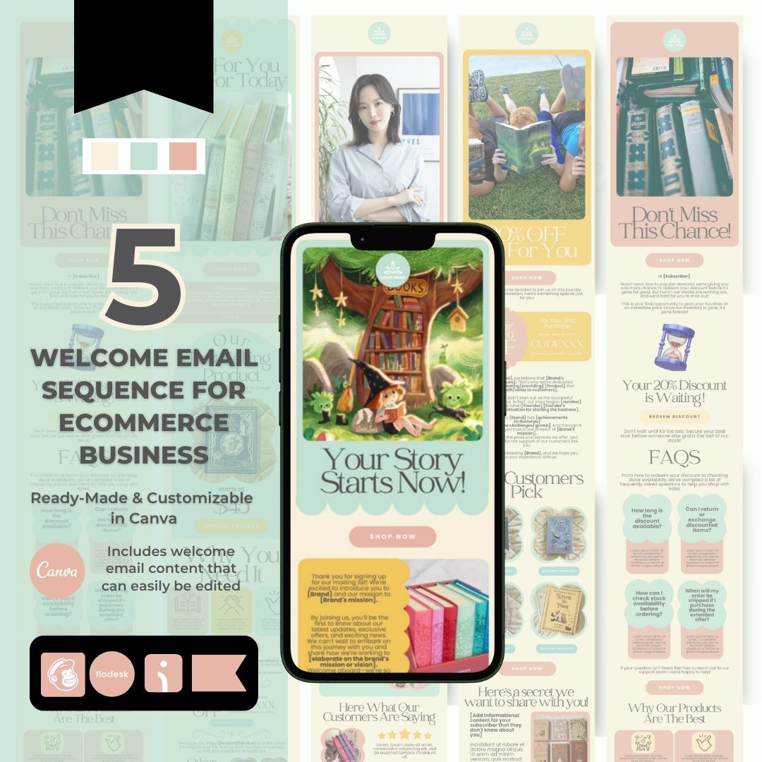 Welcome email sequence template