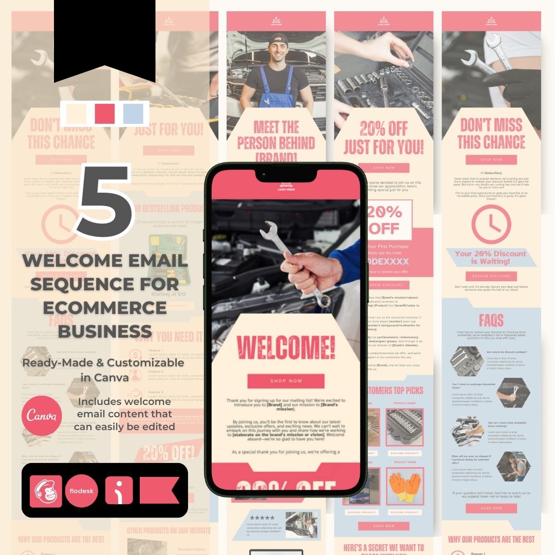 Welcome email sequence template