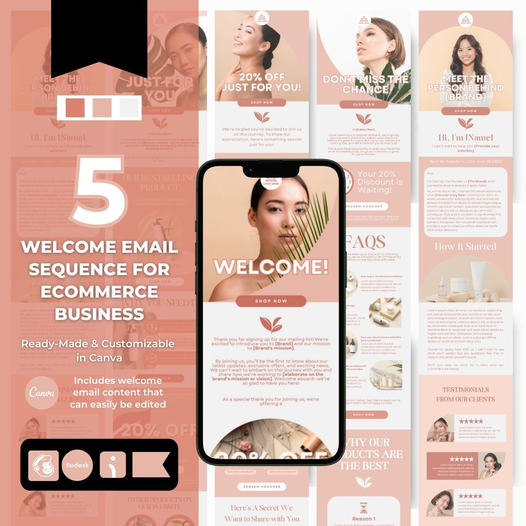 Welcome email sequence template