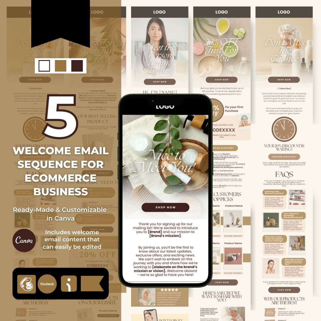 Welcome email sequence template