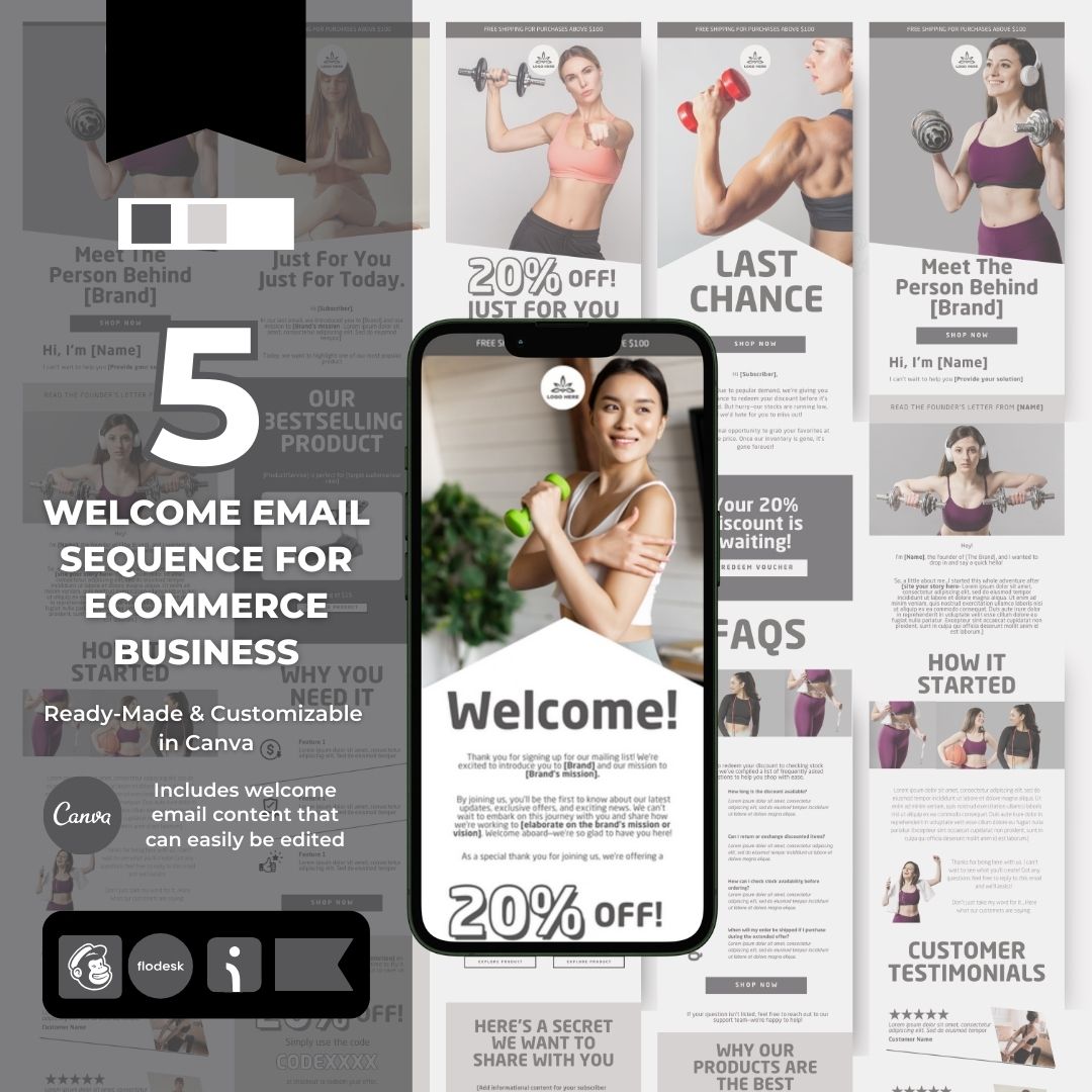 Welcome email sequence template