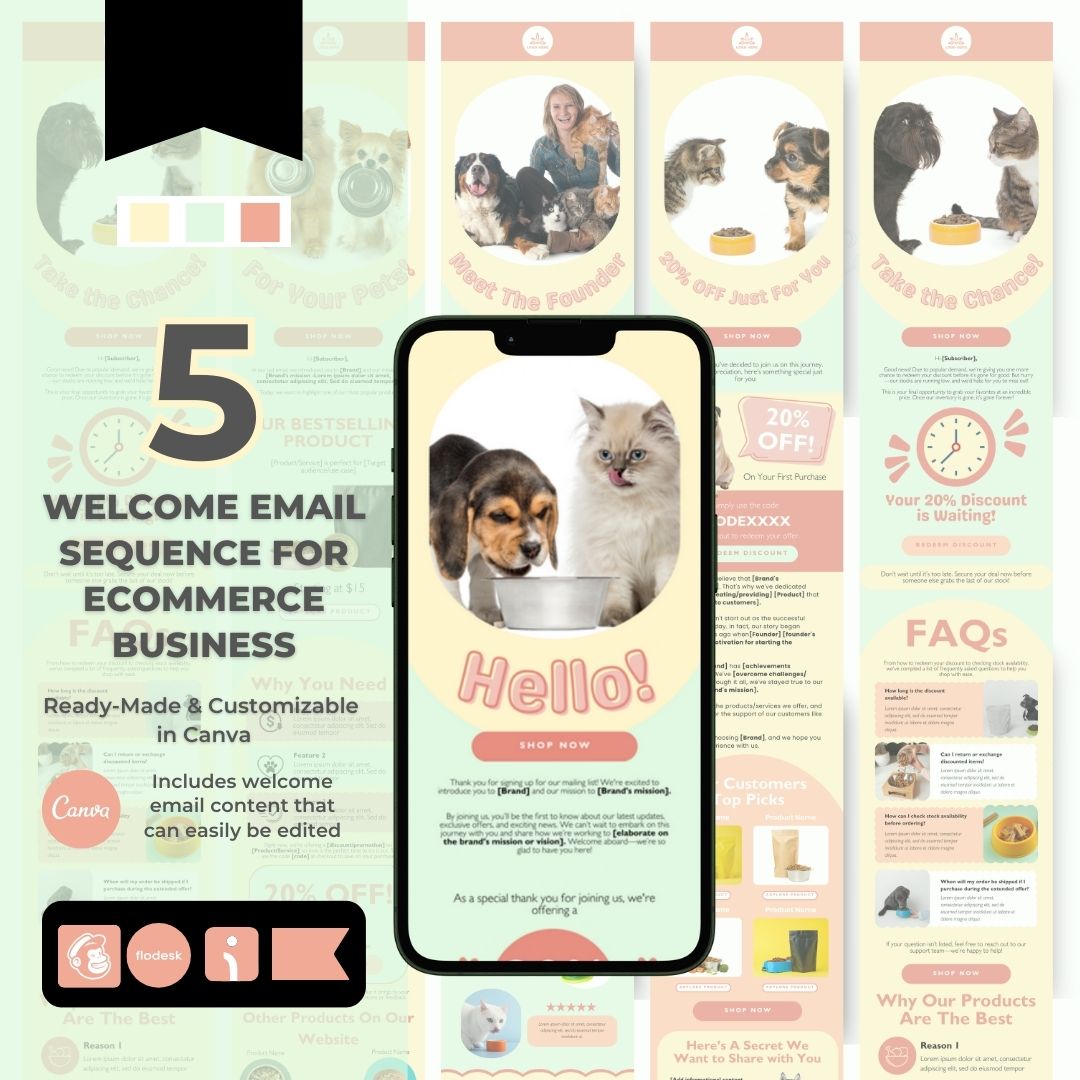 Welcome email sequence template