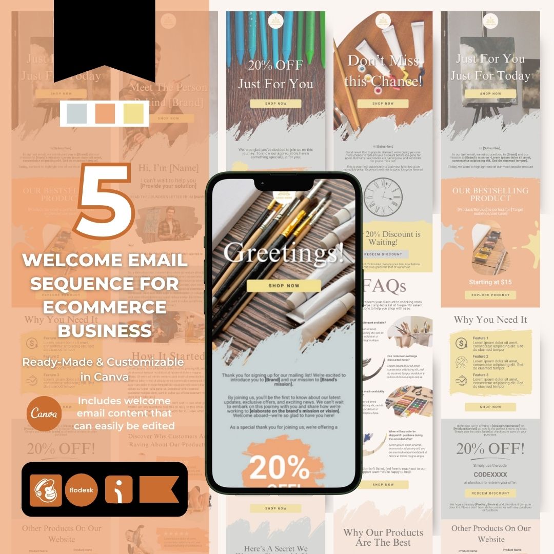Welcome email sequence template