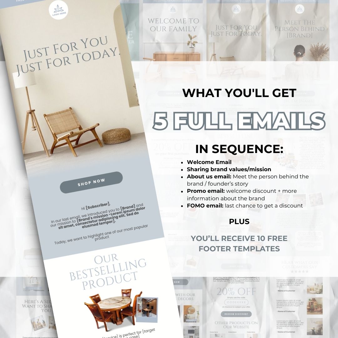 5 Welcome email sequence