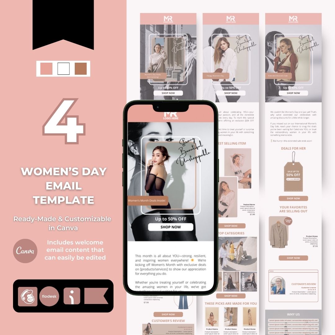 Womens day email template