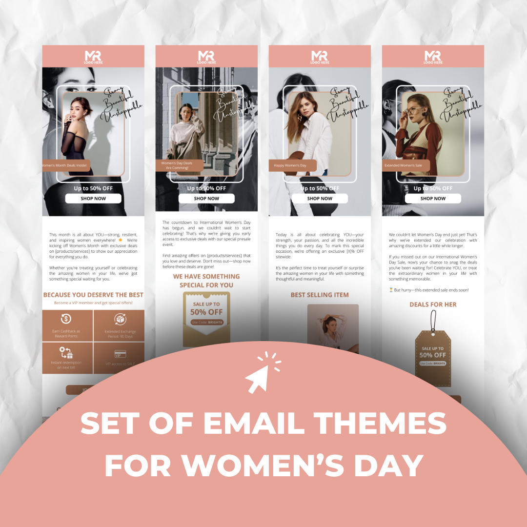 Fashion Women's Day Email Template