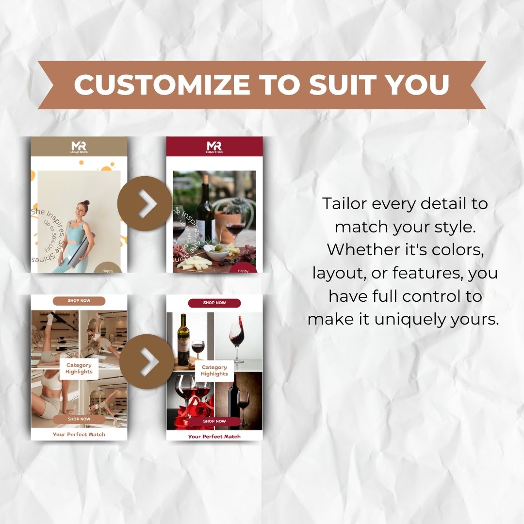 editable Womens day email template