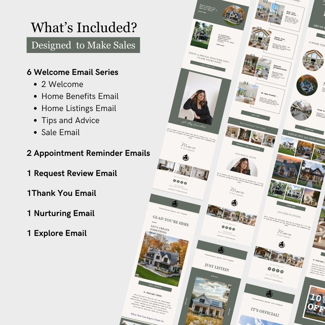 Flodesk Real Estate Business Welcome Email Template