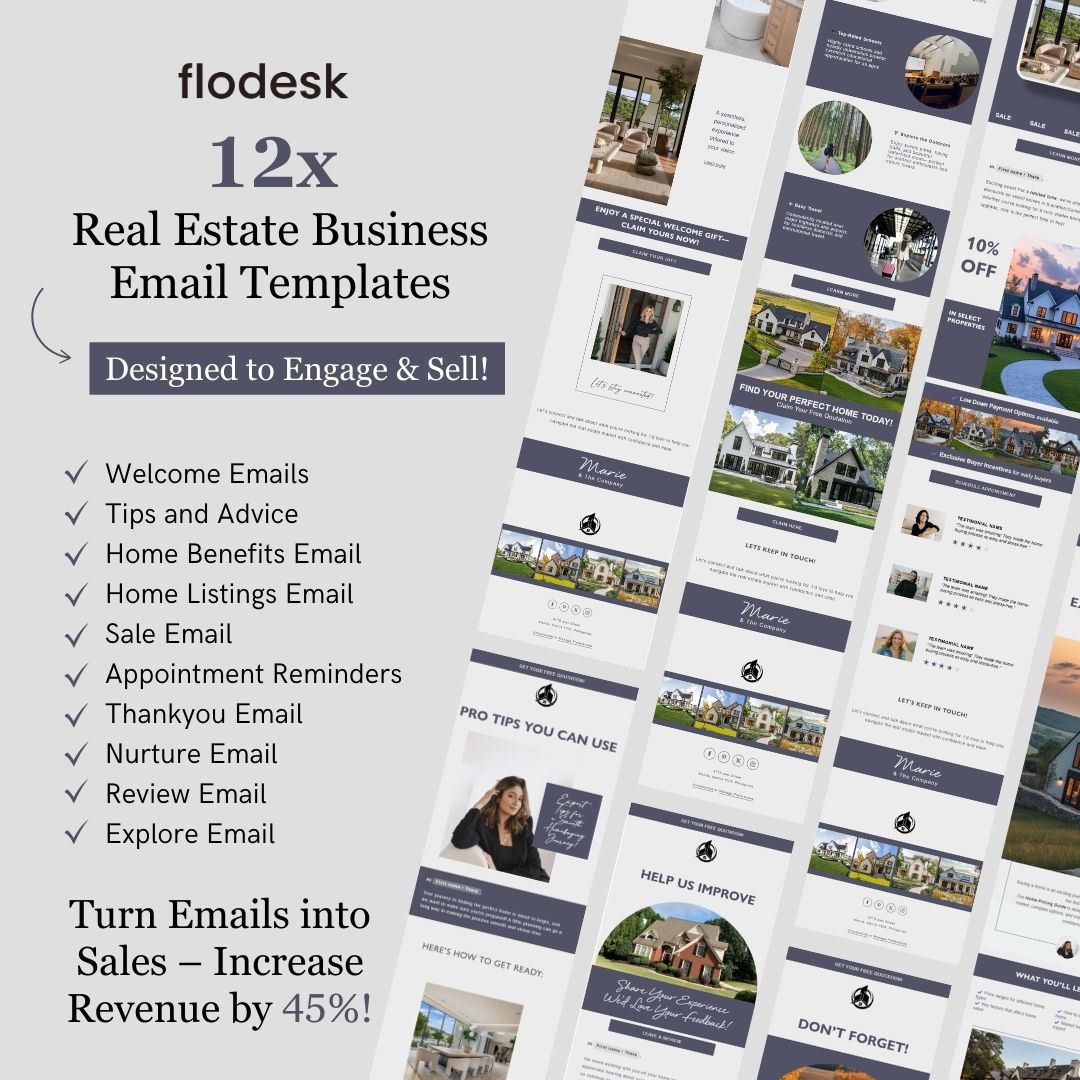Flodesk Real Estate Business Email Template