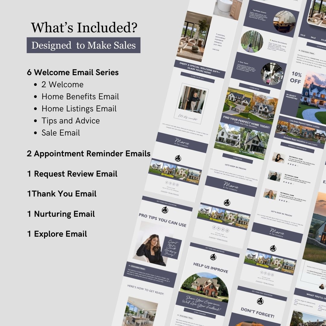 Flodesk Real Estate Business Welcome Email Template