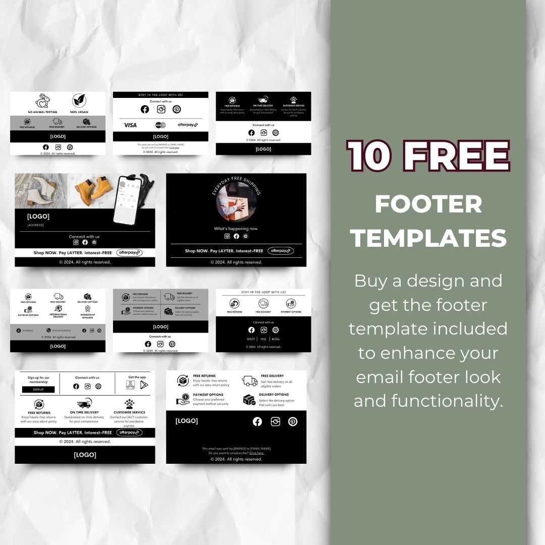 Lunar New Year email footer template
