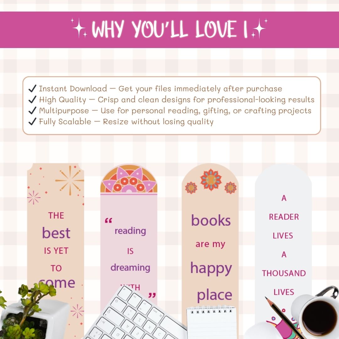 why you will love the bookmark templates