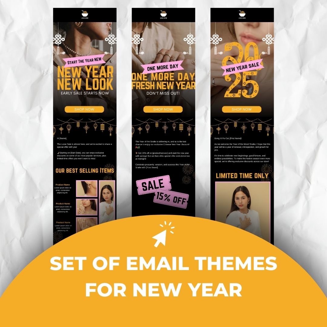 Lunar New Year email themes