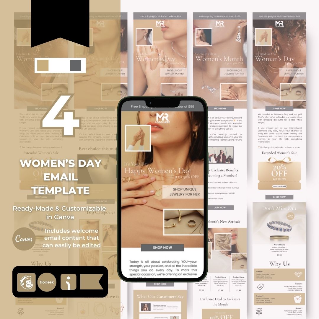 Womens day email template