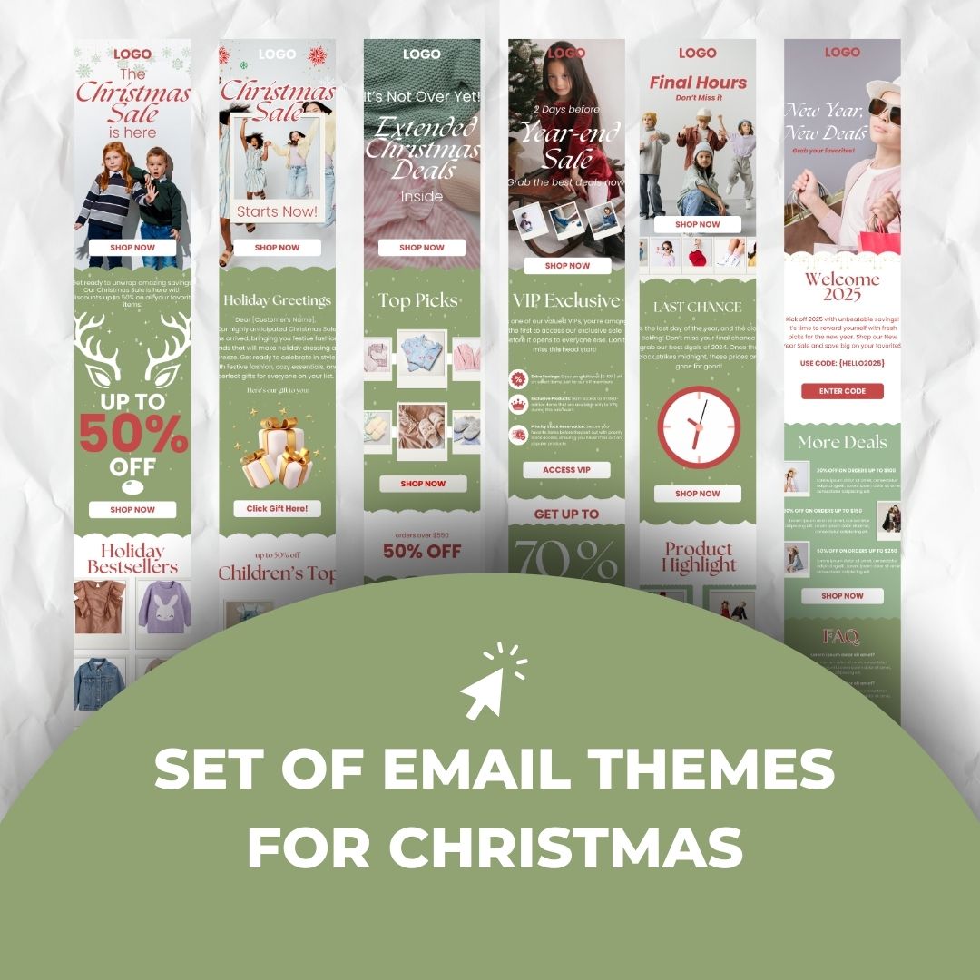 Christmas email themes