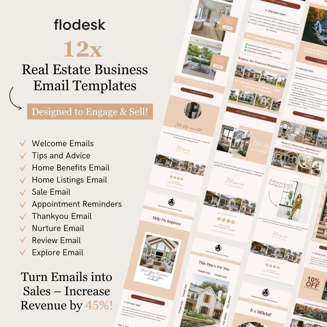 Flodesk Real Estate Business Email Template