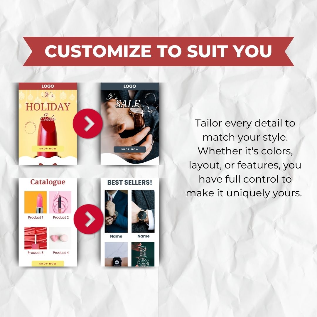 editable Christmas email template