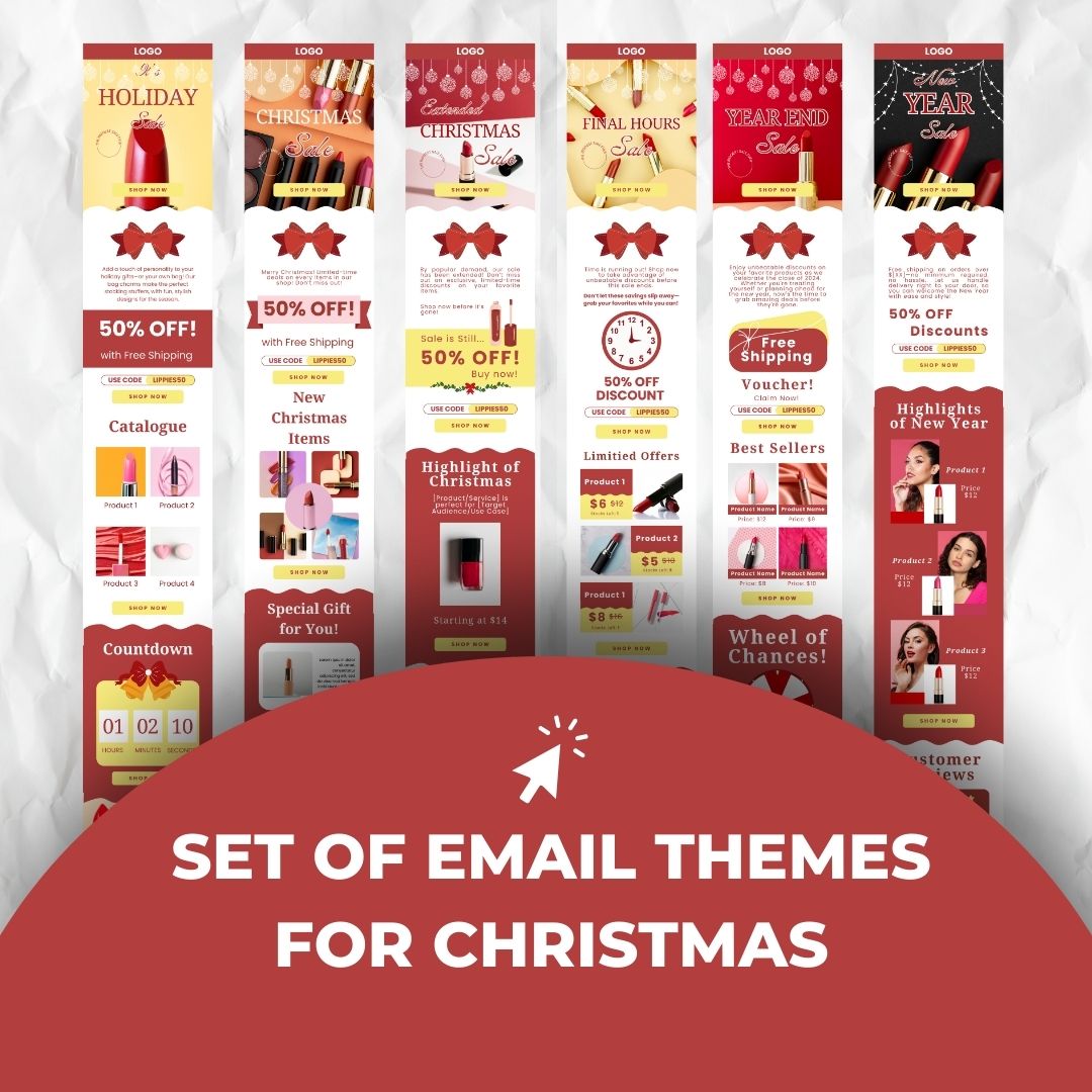 Christmas email themes
