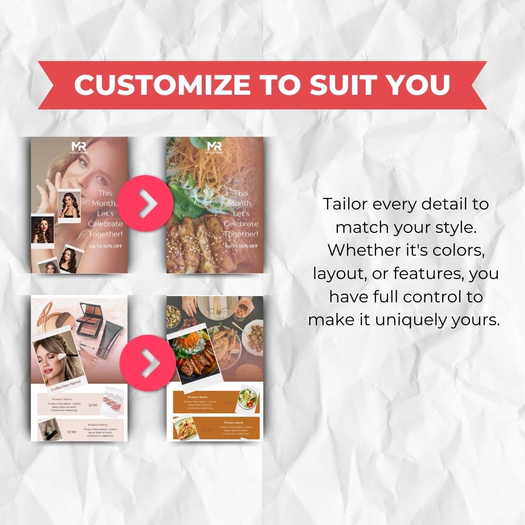 editable Womens day email template