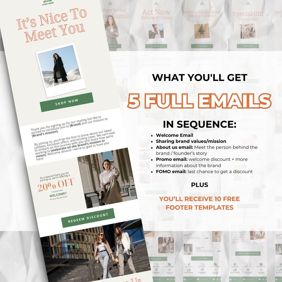 5 Welcome email sequence