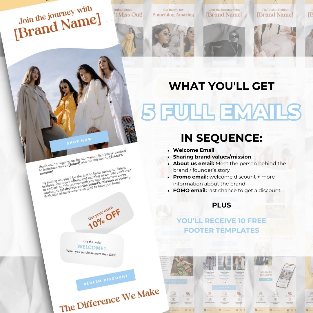 5 Welcome email sequence