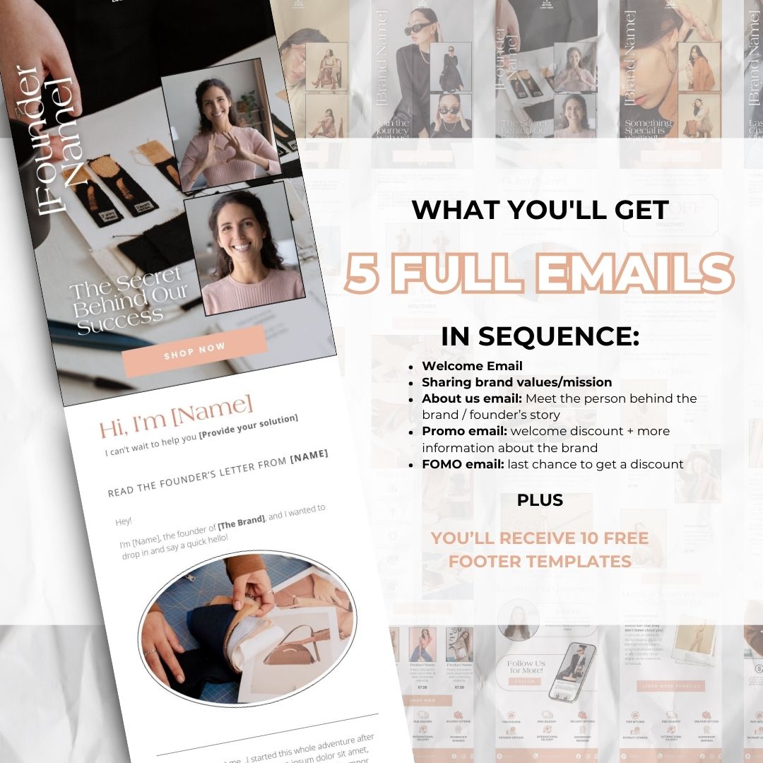 5 Welcome email sequence