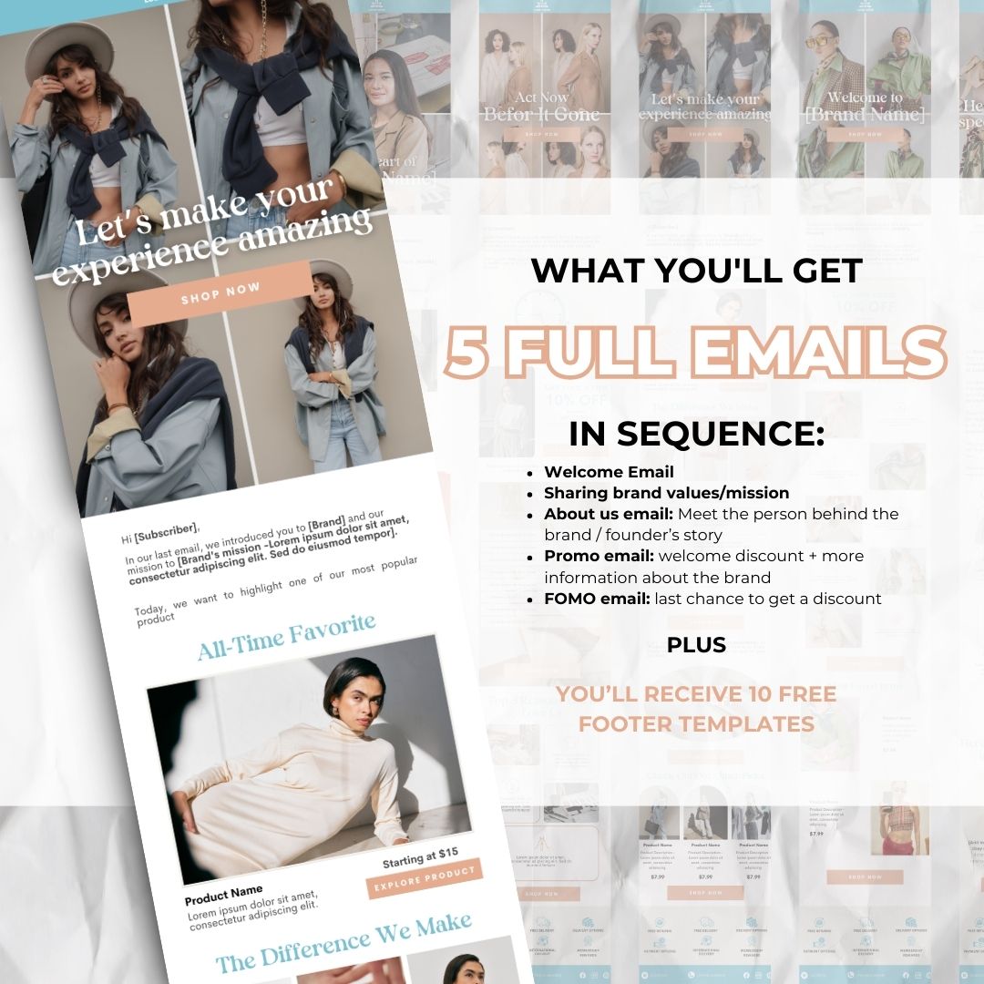 5 Welcome email sequence