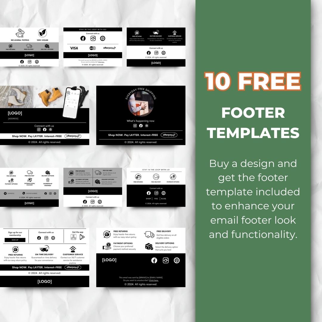Footer templates