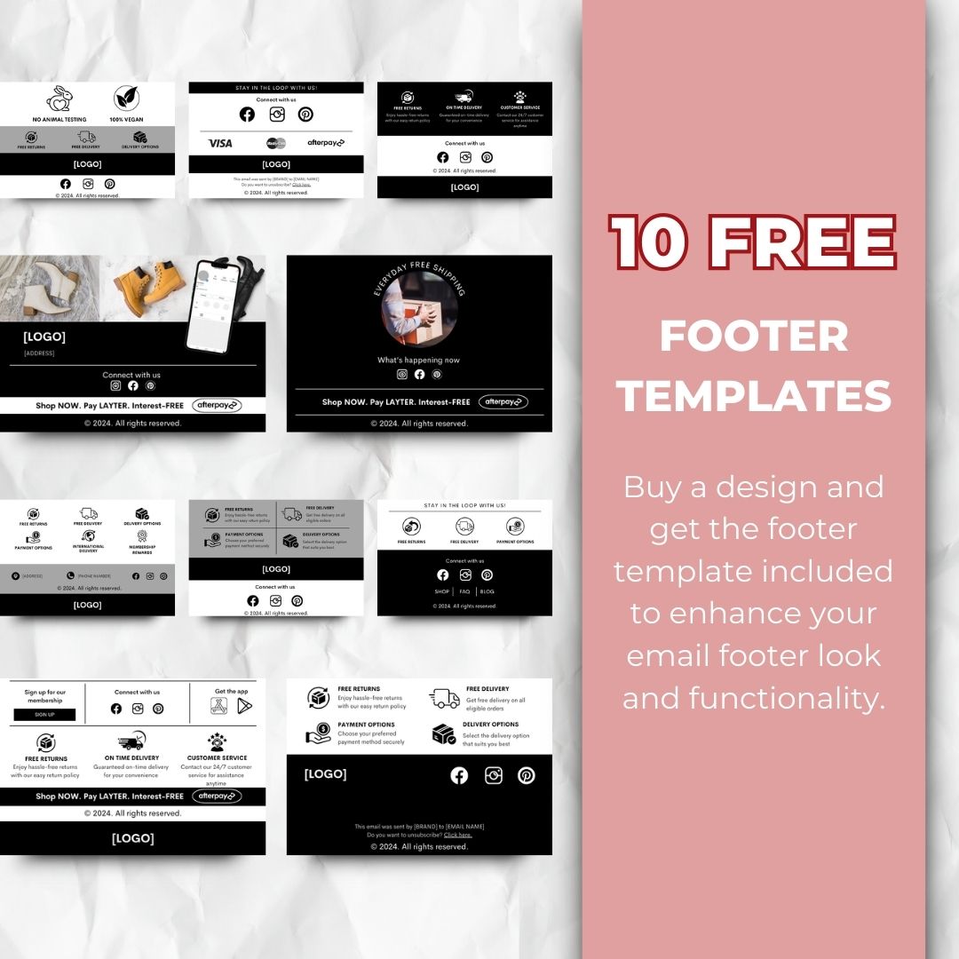 Footer templates