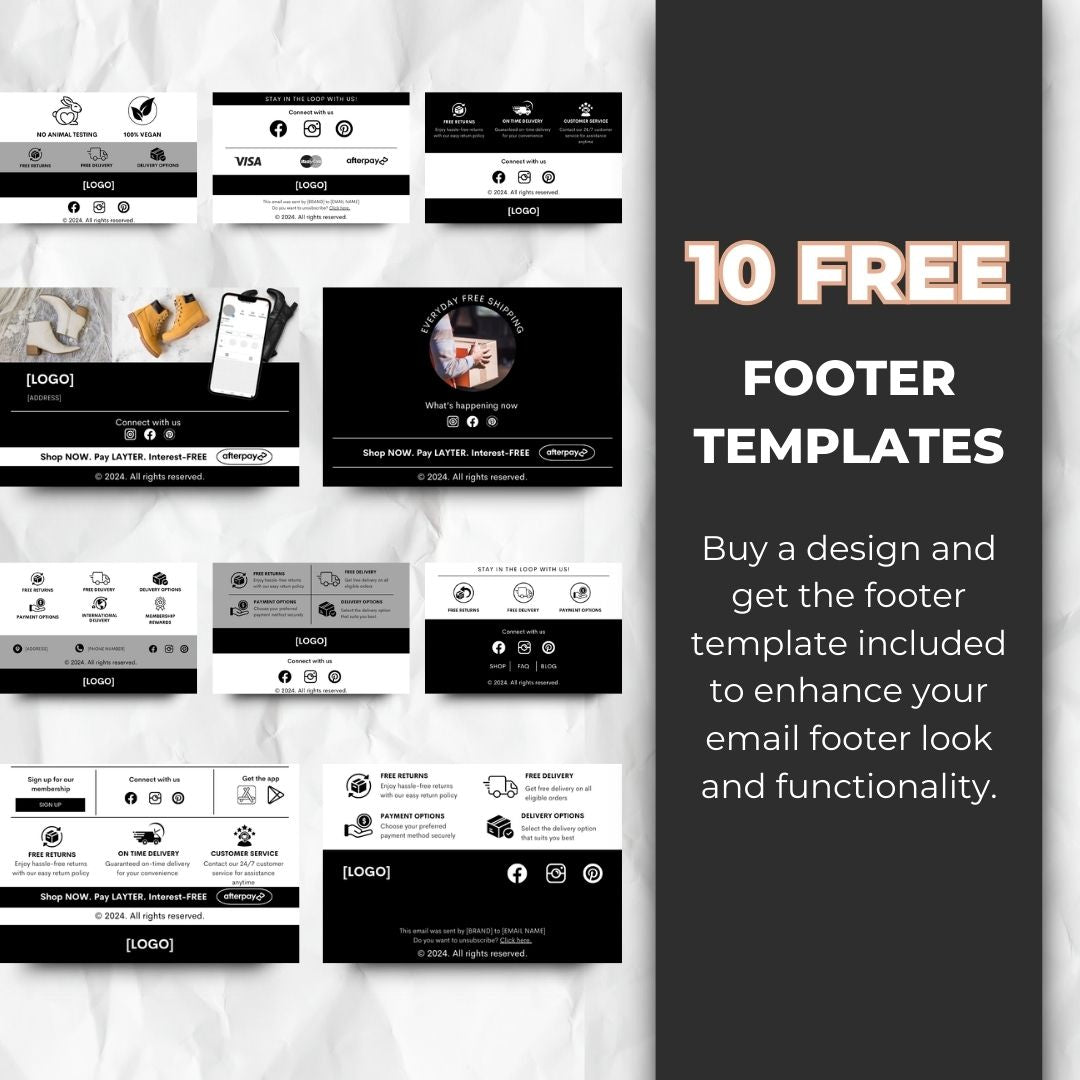 Footer templates