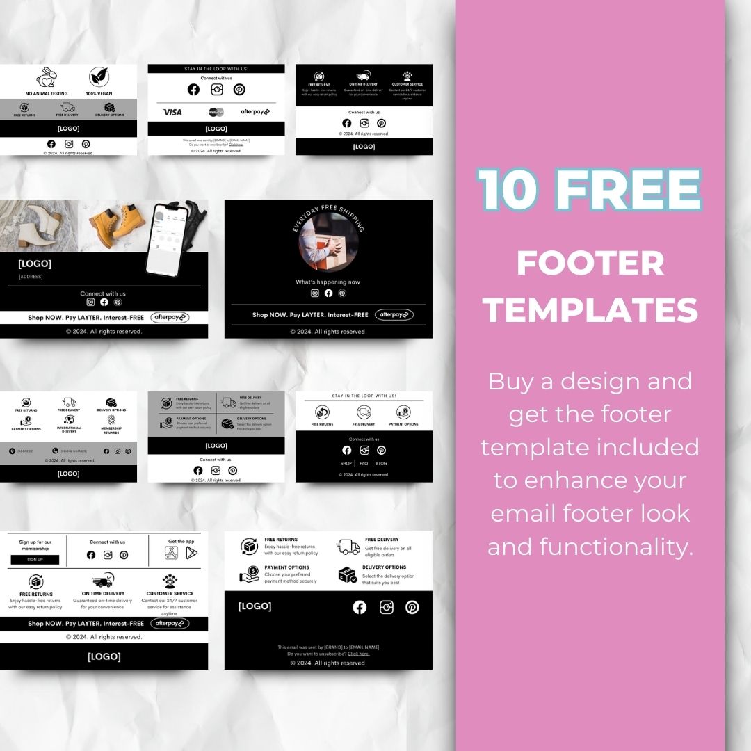 Footer templates