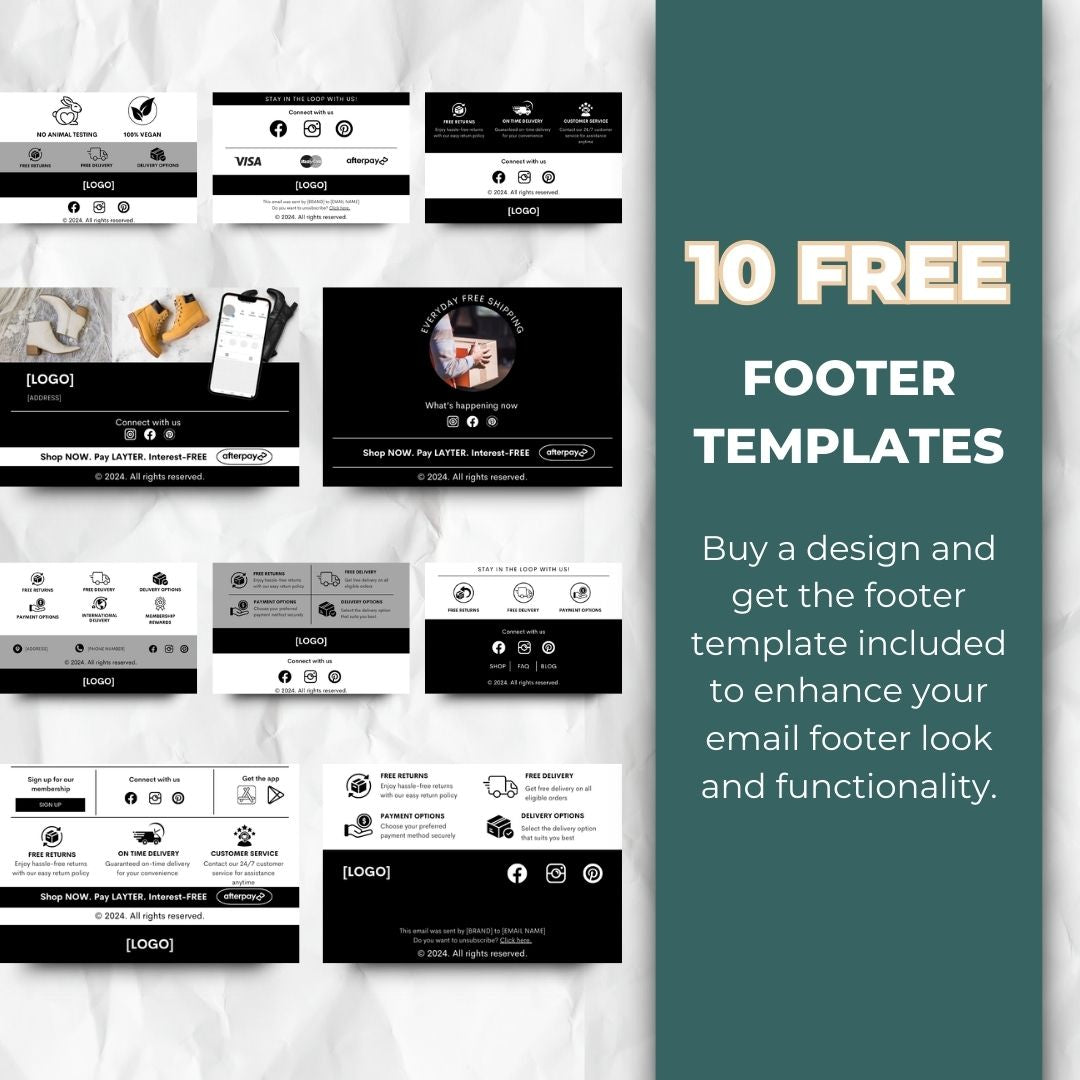 Footer templates