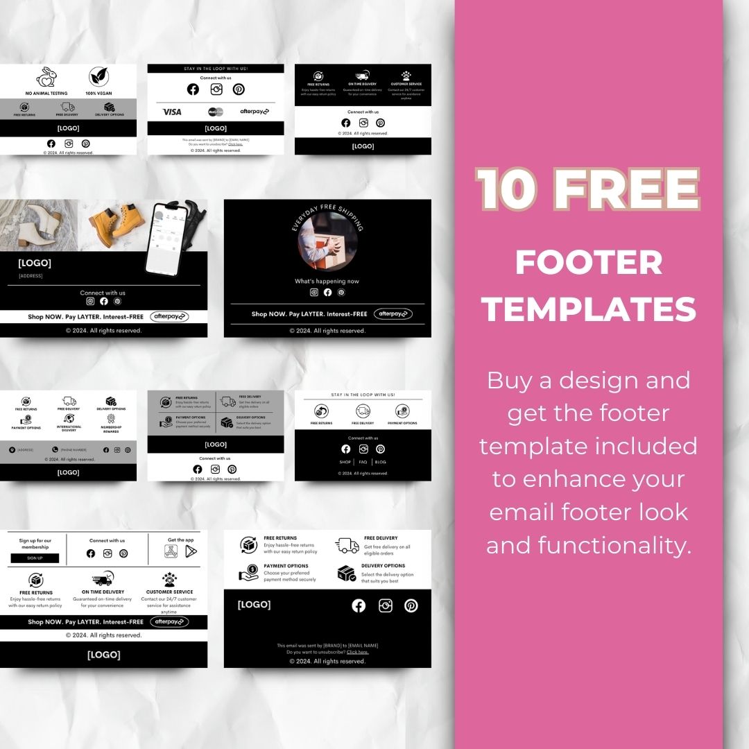 Footer templates