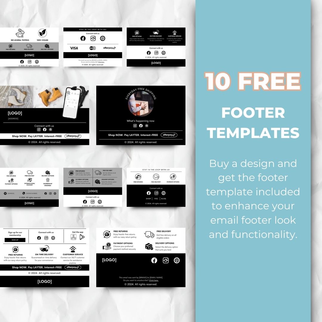 Footer templates