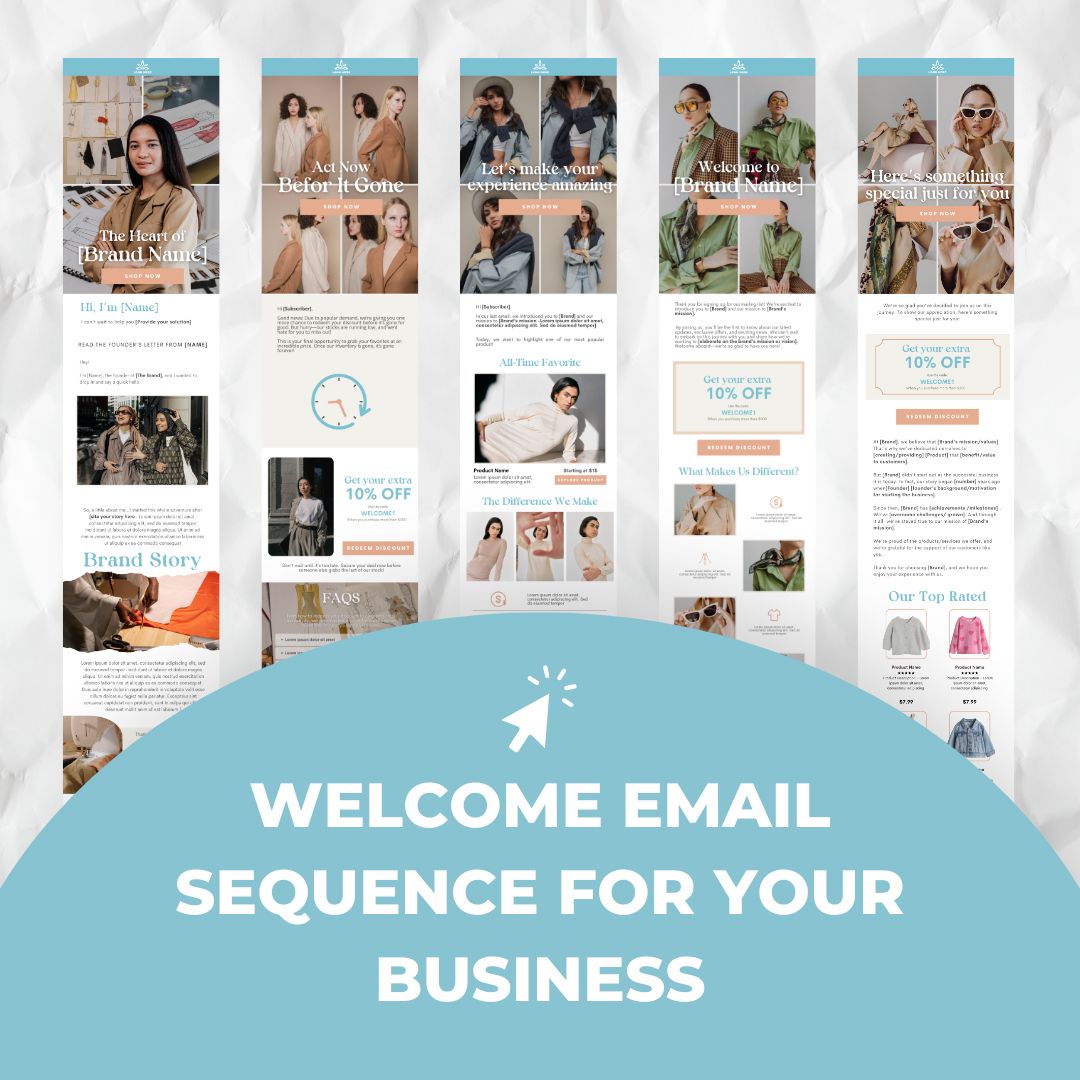 welcome email sequence for business