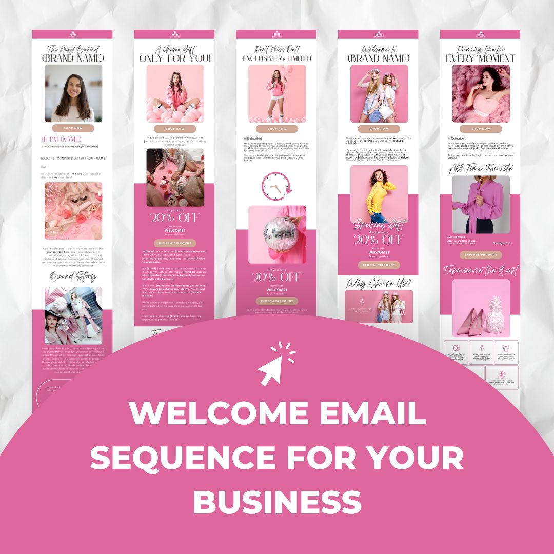 welcome email sequence for business