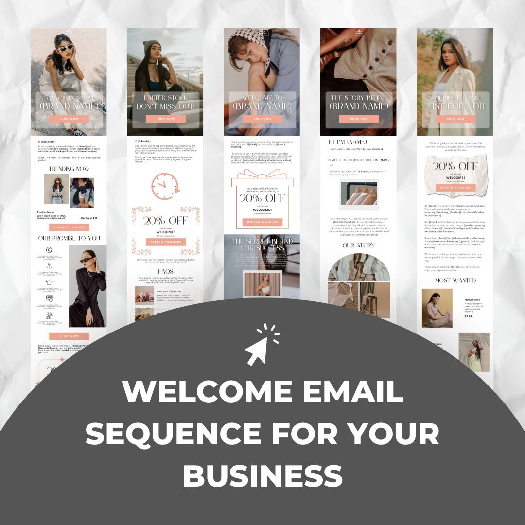 welcome email sequence for business
