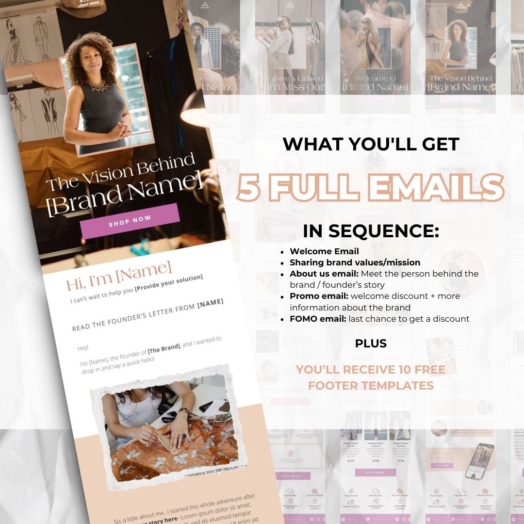 5 Welcome email sequence