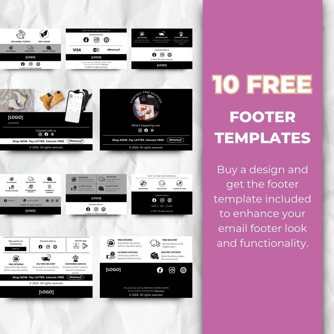 Footer templates