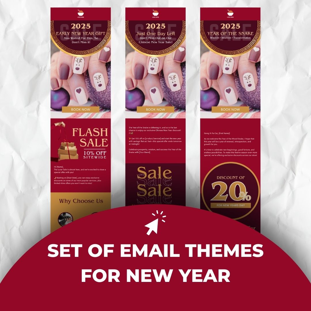 Lunar New Year email themes